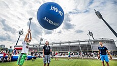 V Hradci Králové oslavili nový stadion akcí Zpátky pod lízátky. (3. zá�í 2023)