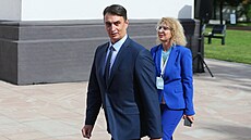 Do Kyjeva dorazil i Juraj Rizman, partner slovenské prezidentky Zuzany...