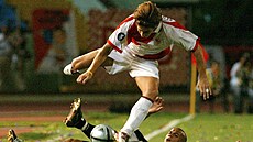 Sergio Ramos je�t� v dresu Sevilly.