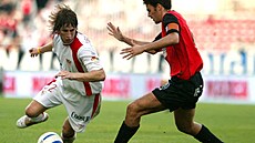 Sergio Ramos za�ínal v Seville na pozici pravého obránce.