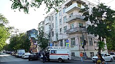 Následky sest�elení dronu v Rostov� na Donu. Rusko tvrdí, �e drony vyslal...