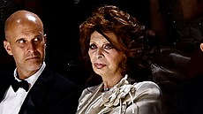 Sophia Lorenová na speciální módní pehlídce Armani One Night Only na filmovém...