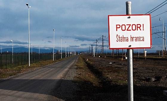 Slovensko-ukrajinský elezniní hraniní pechod Maovské Vojkovce.