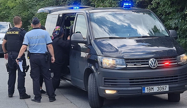 Zdrogovaná Švédka ujížděla policii po D1 v autě plném migrantů, byli i v kufru