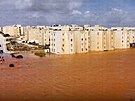 Záplavy v libyjském mst Marj (11. záí 2023)