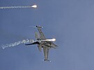 DNY NATO 2023: piková pilotá letounu F-16 polského letectva. Stroj platil...