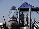 DNY NATO 2023: Fronta na prohlídku kokpitu letounu F-35. Pro zájemce lo o...