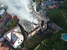 V Tanvaldu hasi�i likvidovali po��r penzionu