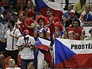 etí fanouci fandí ve skupin finálového turnaje Davis Cupu ve Valencii proti...