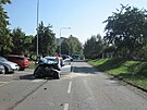 V ulici Bedicha Nikodéma v Ostrav se stala havárie ti aut, kterou odnesly i...