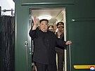 Severokorejský vdce Kim ong-un ve vlaku do Ruska (10. záí 2023)