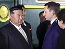 Severokorejský lídr Kim ong-un v Rusku (13. záí 2023)
