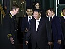 Severokorejský lídr Kim ong-un v Rusku (12. záí 2023)