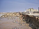 Následky povodní ve mst Derna v Libyi (11. záí 2023)