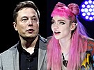 Elon Musk a hudebnice Grimes