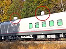 Putinv vlak se maskuje za obyejnou soupravu spolenosti Grand Servis Expres....