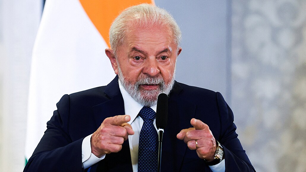 Brazilský prezident Luiz Inacio Lula da Silva (11. záí 2023)