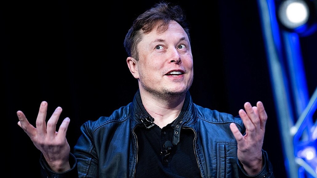 Majitel a �editel firmy Tesla Elon Musk (9. b�ezna 2020)