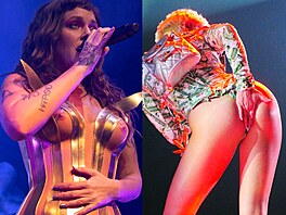 Tove Lo a Miley Cyrus se pi vystoupeních rozhodn nestydí.