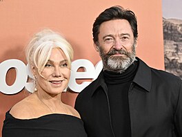 Deborra-Lee Furnessová a Hugh Jackman (New York, 18. dubna 2023)