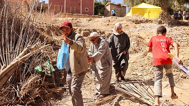 Nsledky zemtesen ve mst Amizmiz v Maroku (10. z 2023)