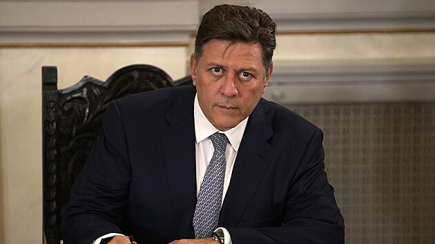 eck ministr dopravy Miltiadis Varvitsiotis (27. ervna 2023)