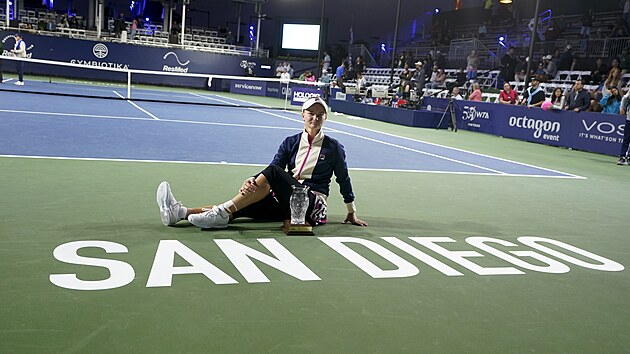 Barbora Krejkov proila v San Diegu poveden turnaj.