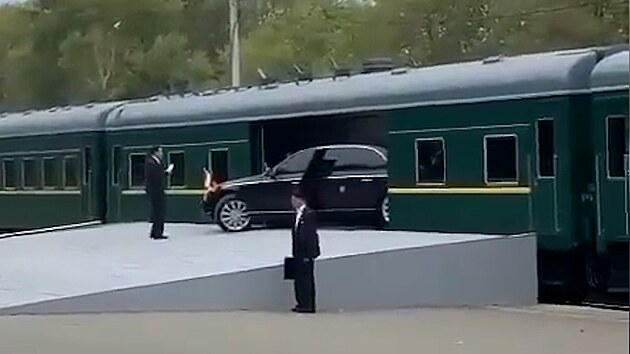 Kim opouští Rusko, limuzínou vjel rovnou do vlaku