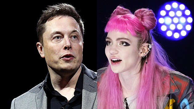 Elon Musk a hudebnice Grimes
