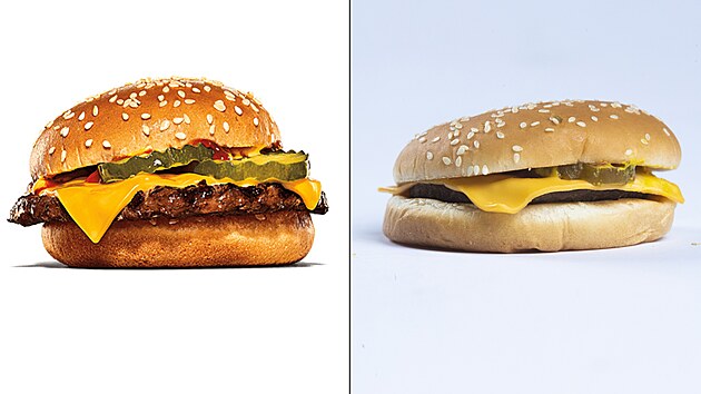 Cheeseburger od Burger Kingu za 42 korun byl ni ne na obrzku. Ingredience...