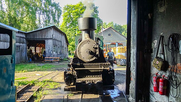 Nejvtm lkadlem mladjovskho muzea jsou bezesporu parn lokomotivy. Na snmku Krauss-Linz 1518 z roku 1929.