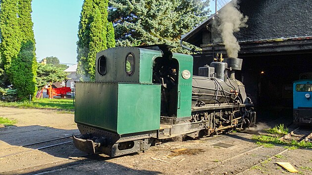 Nejvtm lkadlem mladjovskho muzea jsou bezesporu parn lokomotivy. Na snmku Krauss-Linz 1518 z roku 1929 pi rann pprav na jzdy.
