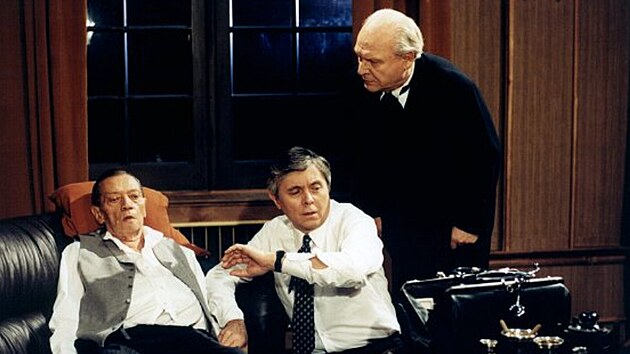 Rudolf Hrunsk, Josef Abrhm a Sobslav Sejk ve filmu Noc rozhodnut (1993)