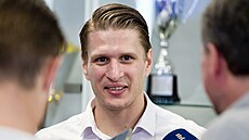 Kapitán plzeských hokejist Jan Schleiss.