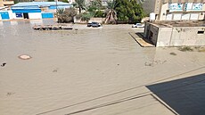 Pohled na zaplavené město Misuráta v Libyi (10. září 2023)