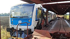 Sráka osobního a nákladního vlaku na Mladoboleslavsku (14. záí 2023)