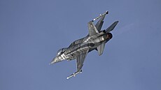Dny NATO v Ostrav 2023. Nácvik letounu F-16 polských vzduných sil
