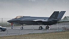 Statická ukázka stíhačky páté generace F-35