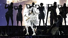 Snímek z p�edstavení Cornucopia od Björk