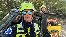 Záchraná�i se vrátili z �ecka, kde pomáhali hasi��m.