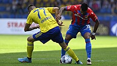 Momentka z utkání Zlín - Plzeň.