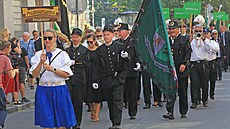 O víkendu se v Ostrav selo na edesát horník z pti hornických mst....