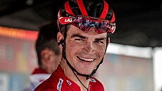 Americký cyklista Sepp Kuss ze stáje Jumbo-Visma má i po 17. etap dvod k...