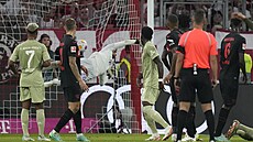 Leverkusen stílí gól v zápase s Bayernem Mnichov.