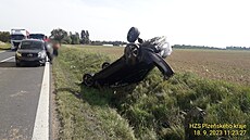 Nehoda t�í aut na Plze�sku. Viník od auta, po kterém policisté pátrali, utekl.