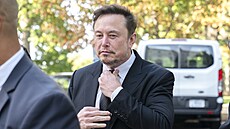 Elon Musk přichází na uzavřené setkání předních technologických ředitelů se...