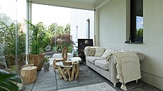 Zimní zahrada je místo odpo�inku a relaxace.