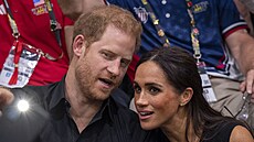 Princ Harry a vévodkyn Meghan na hrách Invictus Games (Düsseldorf, 13. záí...