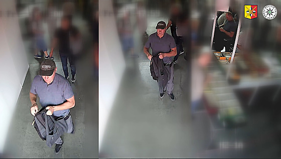 Záb�r z vy�et�ování p�ípadu zlod�je mincí