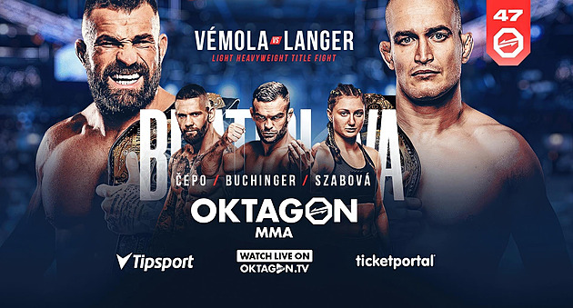 Vémola proti Langerovi v Bratislavě. Získejte vstupenky i stream zdarma na Oktagon 47